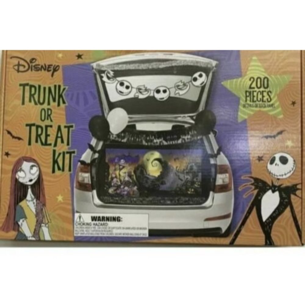 Disney Nightmare Before Christmas Halloween Trunk Or Treat Kit - 200 Pieces